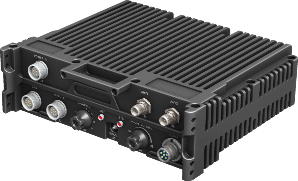 Tactical networking IP radio delivering ultra-high data rates